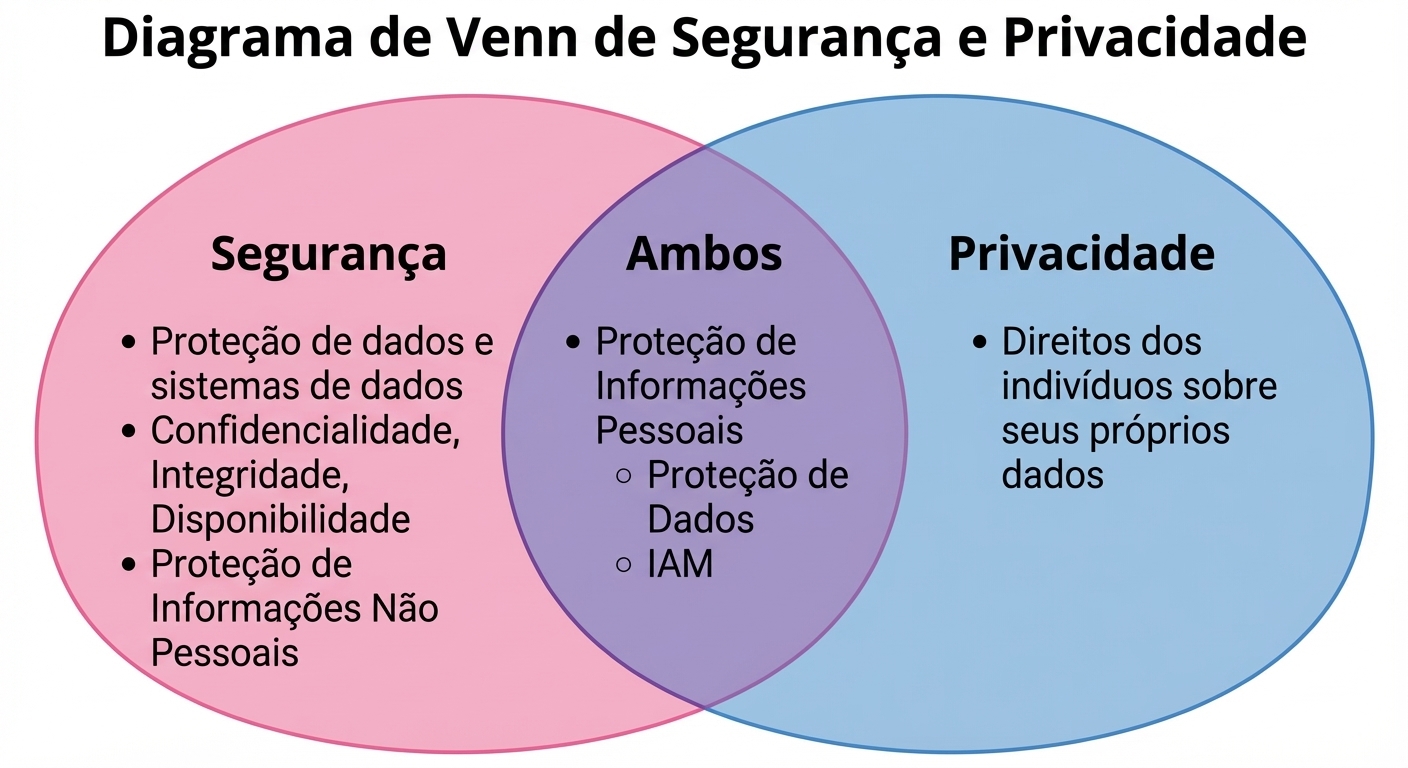 Cenário da mochila — diagrama de Venn