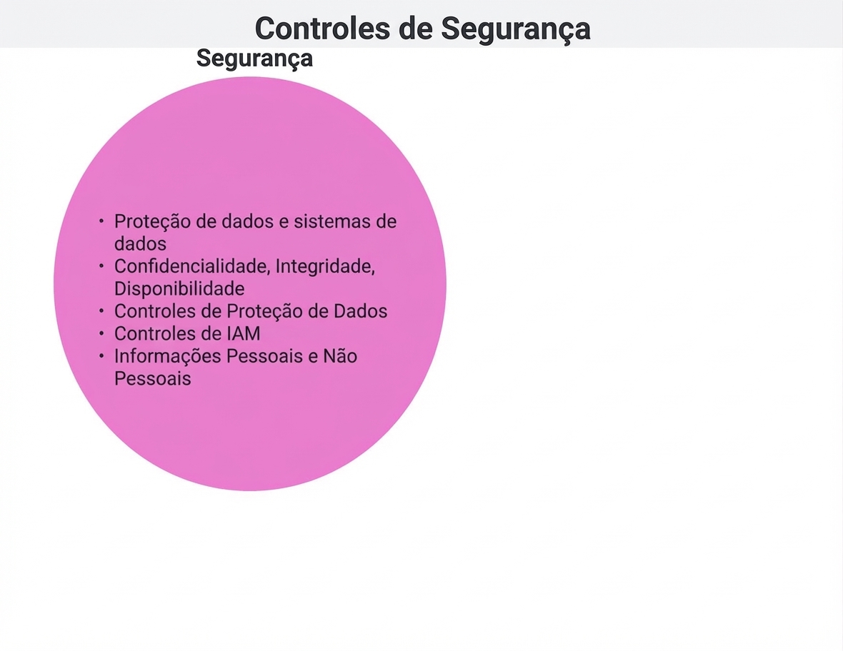 Círculo de controles de segurança