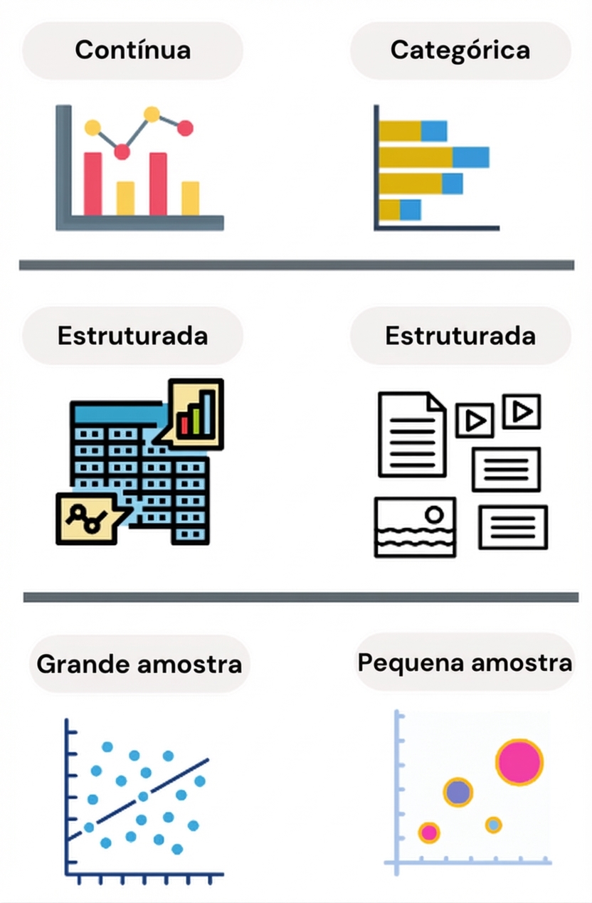 Tipos e tamanho de dados