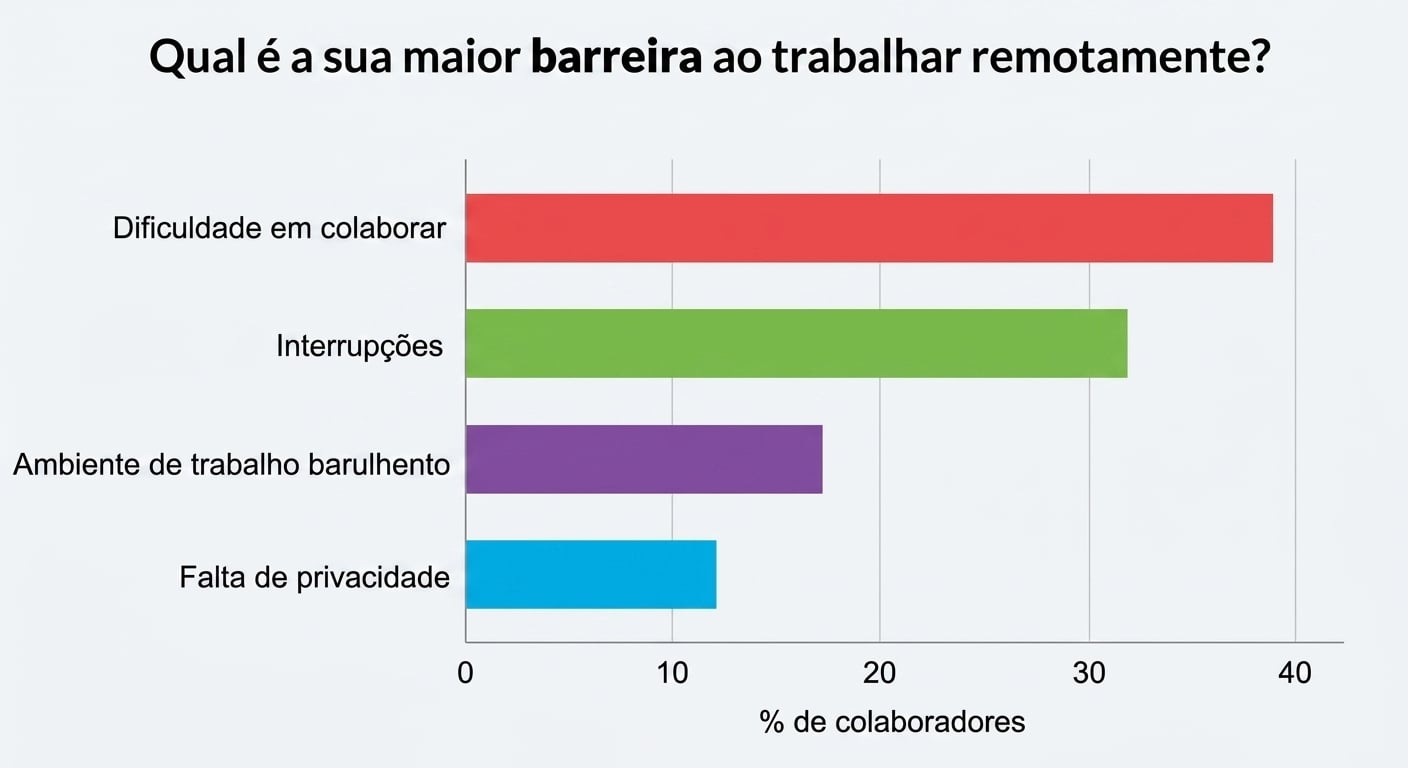 Gráfico das maiores barreiras