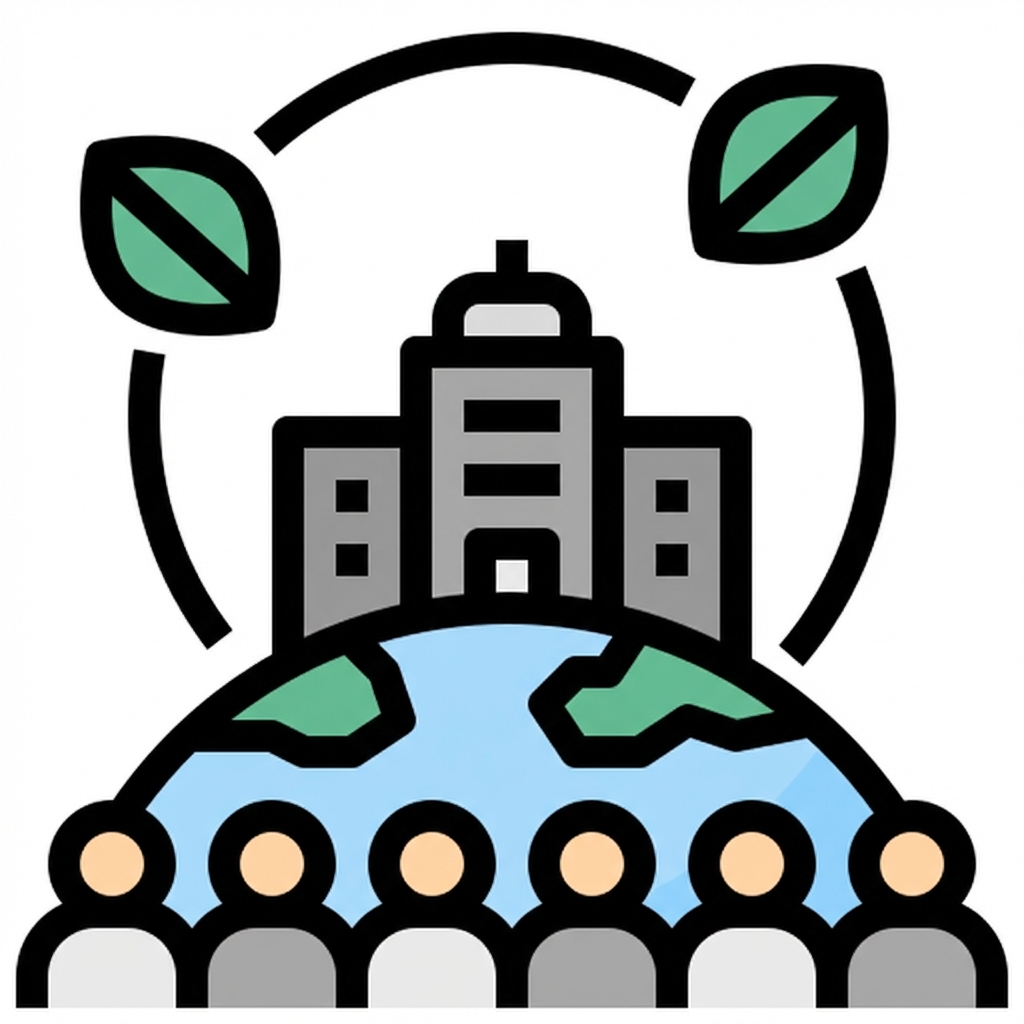 Ilustração do impacto sobre os indivíduos e a sociedade