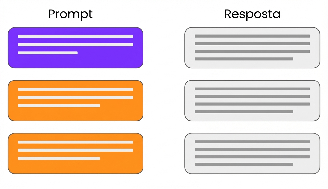 Conversa entre o usuário e o ChatGPT em que o contexto muda com o tempo.