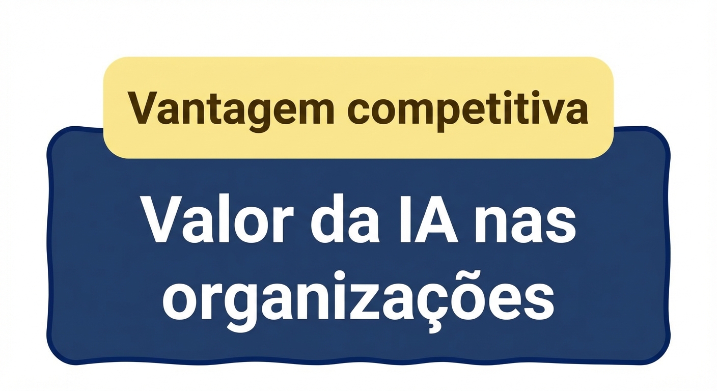 Valor da IA nas organizações: vantagem competitiva