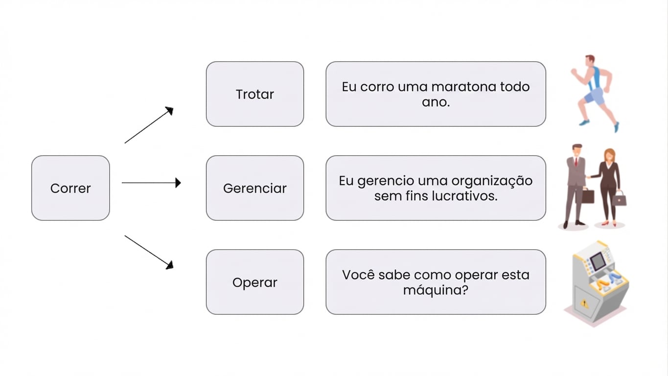 Contextualização da imagem anterior, com exemplos que mostram diferentes significados.