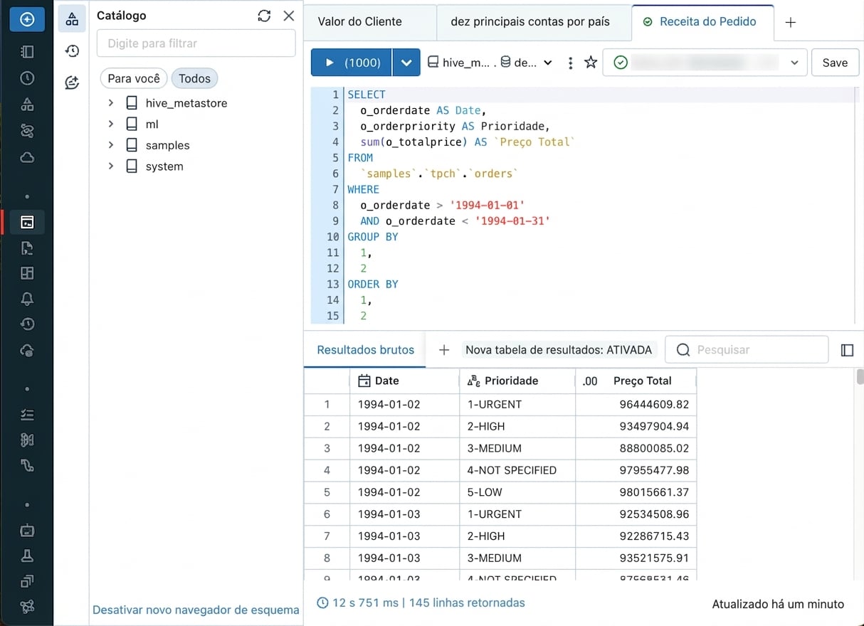 Editor SQL