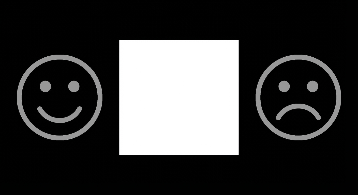 Uma imagem adicional de um rosto carrancudo que lembra o impacto negativo da IA