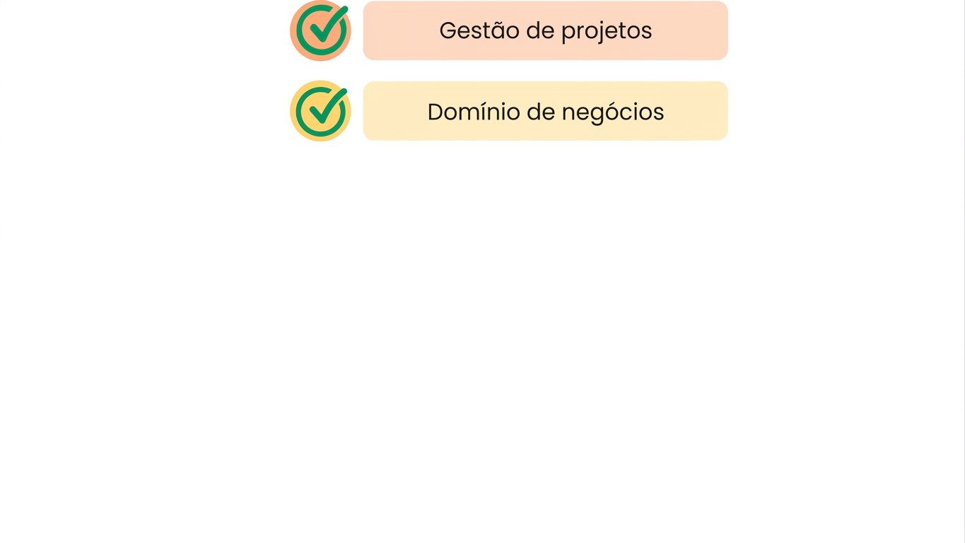 Expertise no domínio de negócio