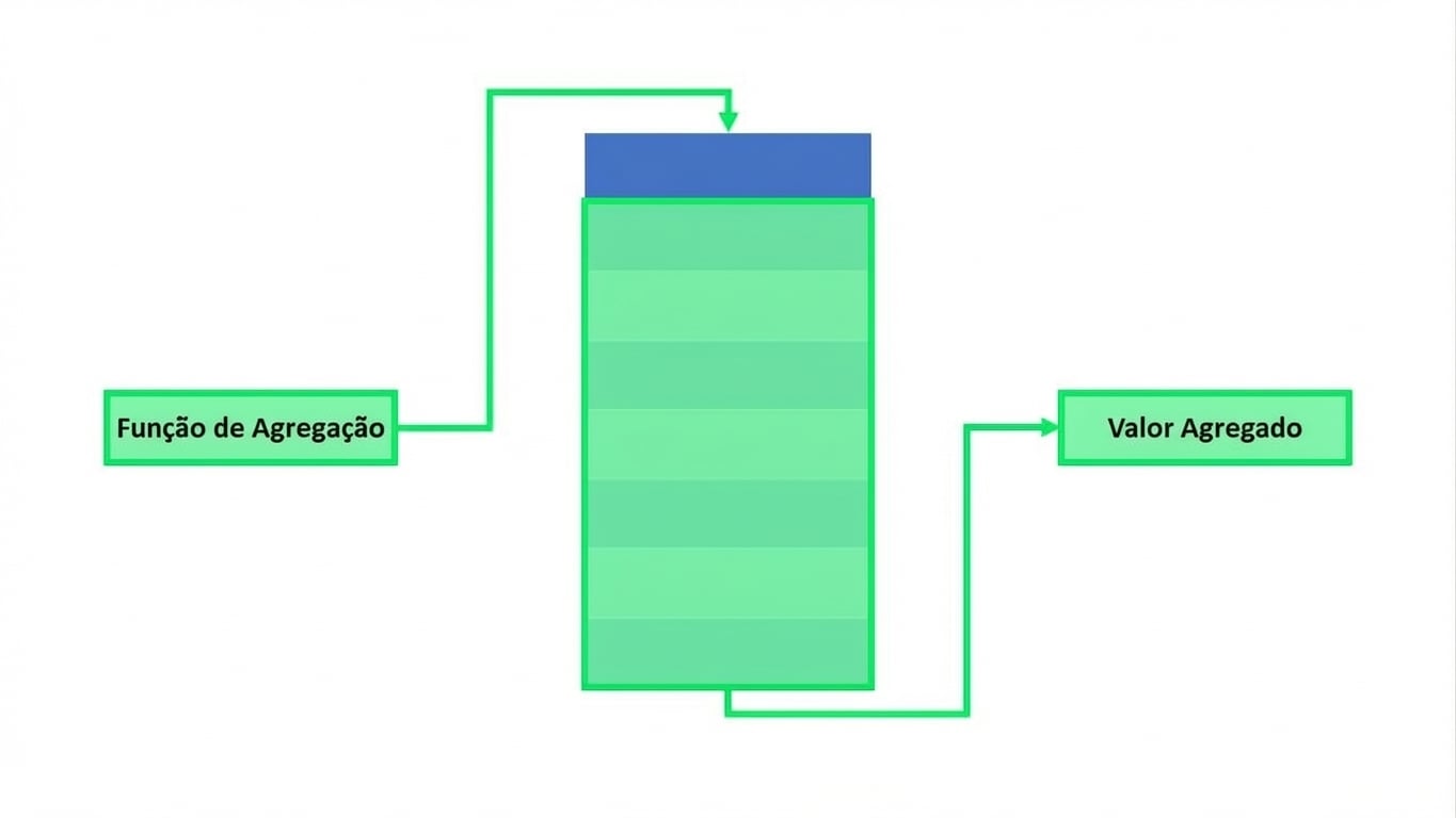 Um diagrama de uma avaliação em nível de coluna