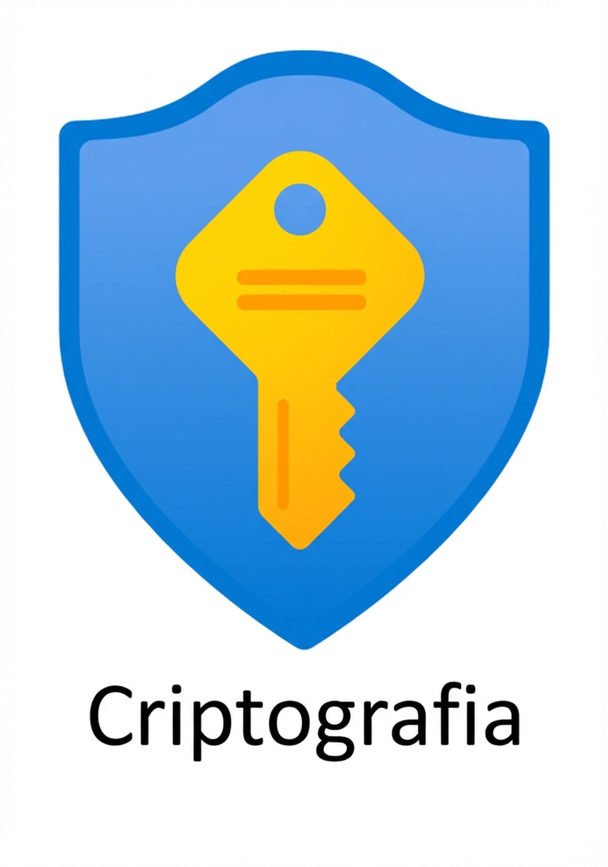 escudo com chave e a palavra encryption embaixo