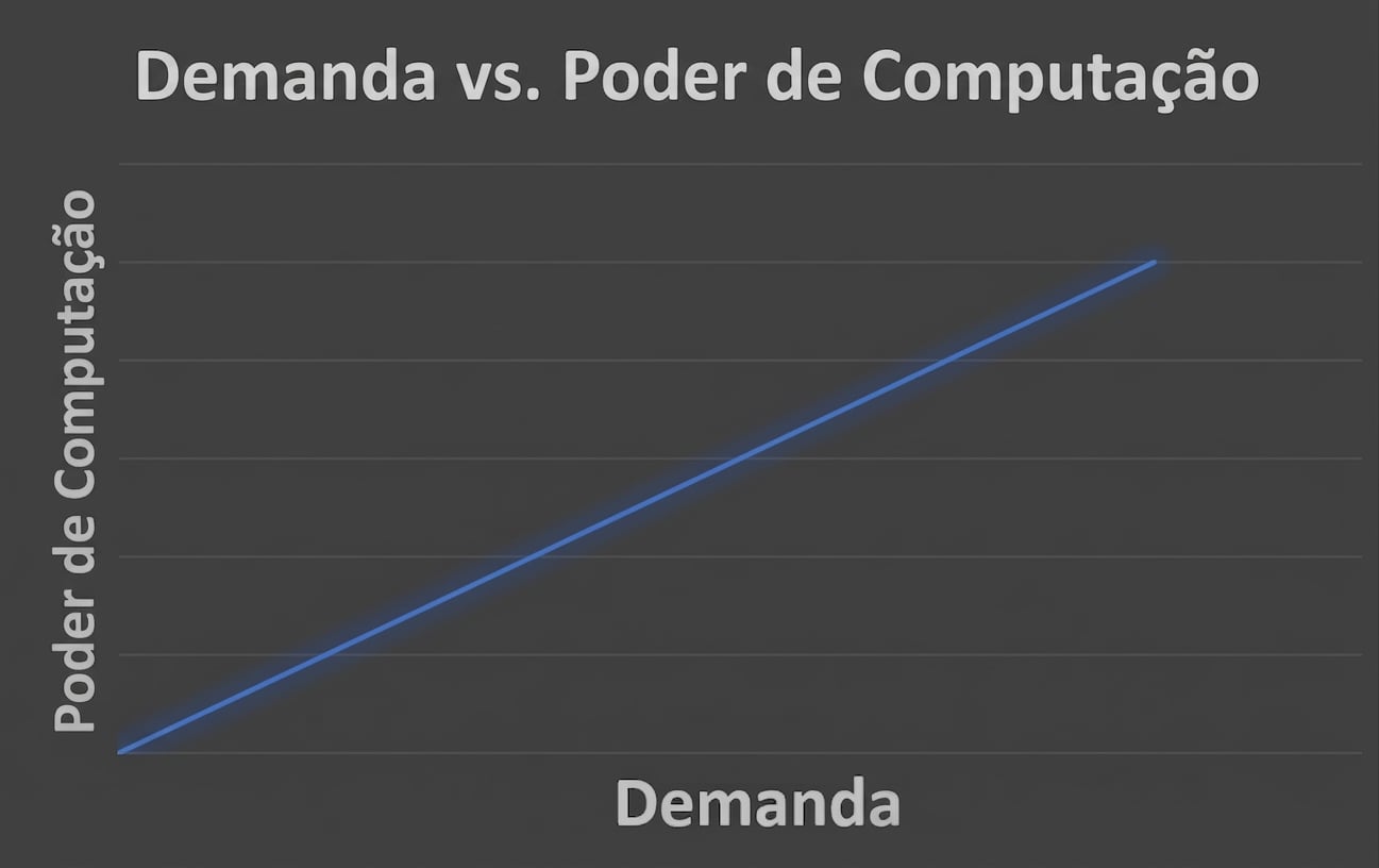 Demanda vs. Poder de Computação