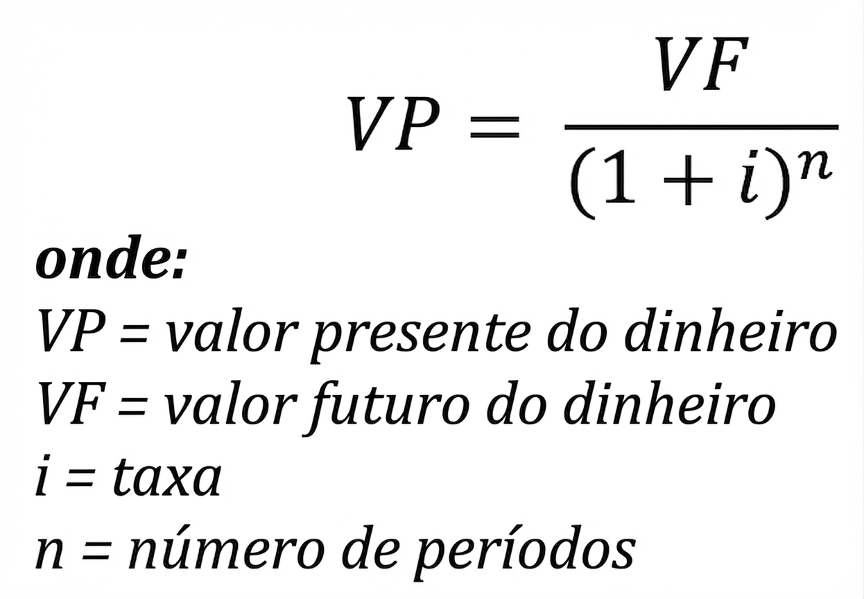fórmula do valor presente