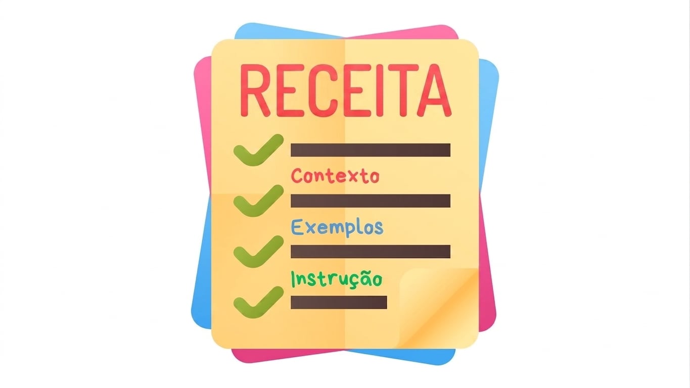 Um modelo de prompt com placeholders para variáveis de entrada.