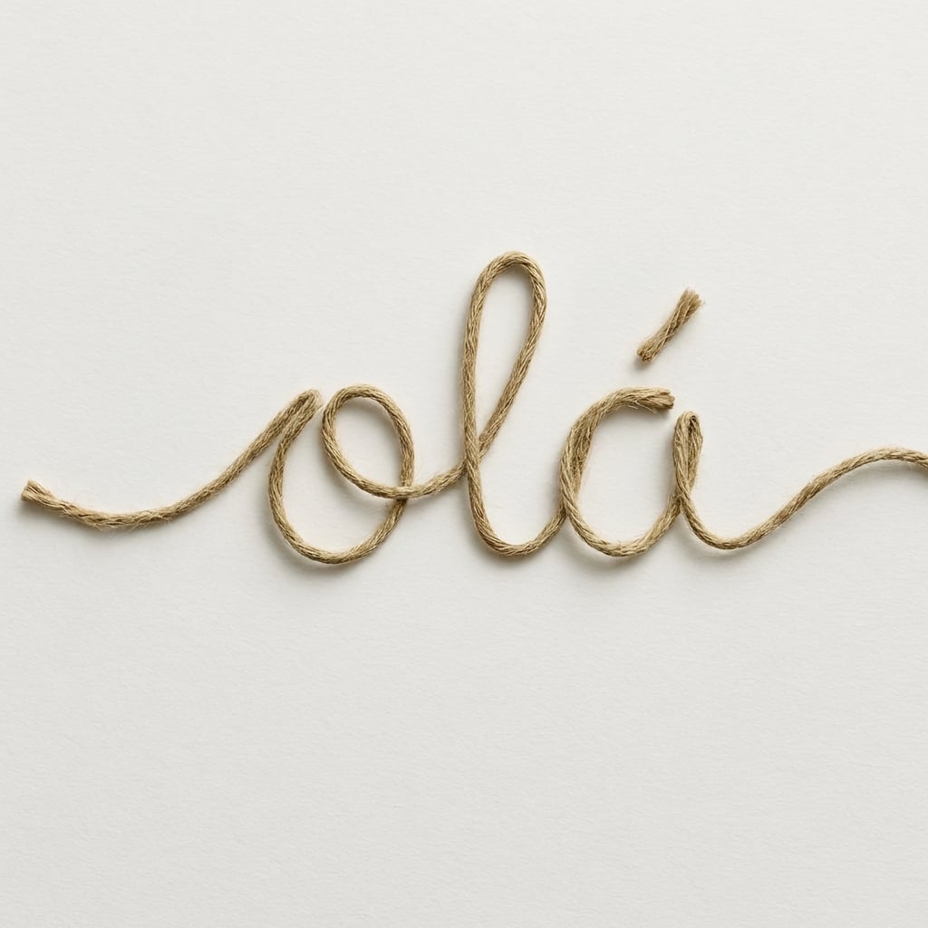 Olá escrito com string