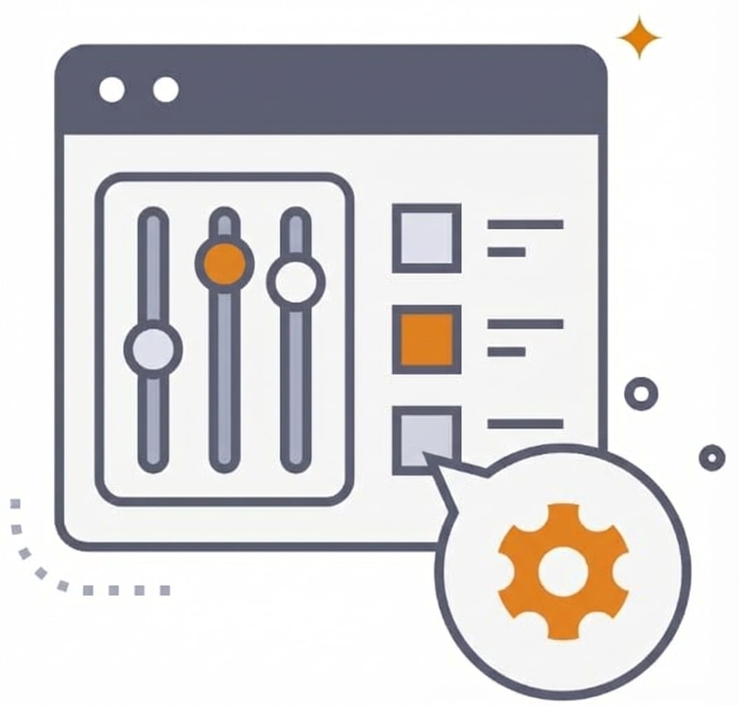 Mais controle e personalização