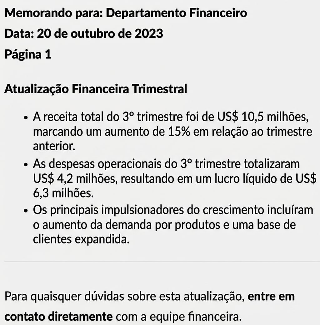 Um documento