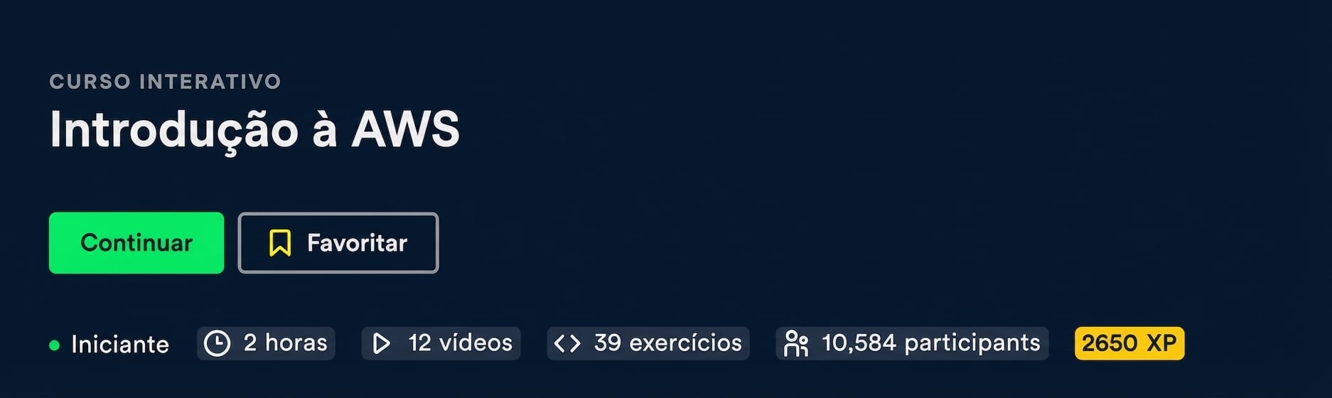 Curso de Introdução à AWS