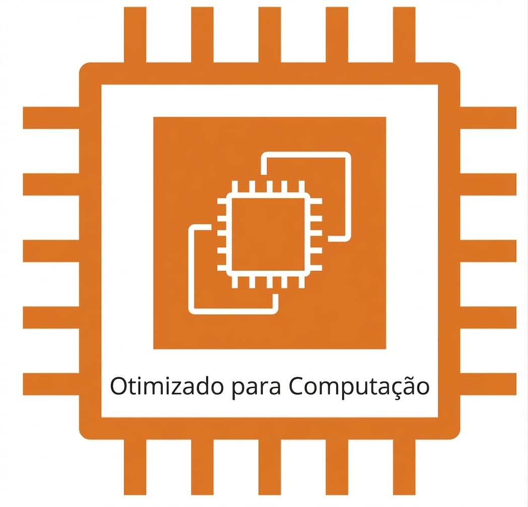 Ícone de instância EC2 mostrando uma instância otimizada para computação.