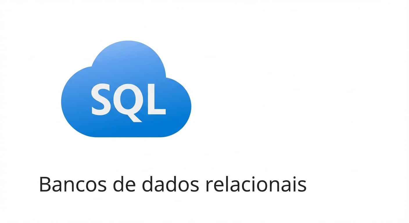 Um ícone mostrando bancos relacionais.