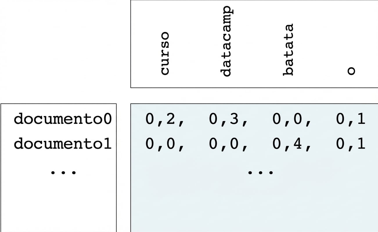 Array de frequência de palavras