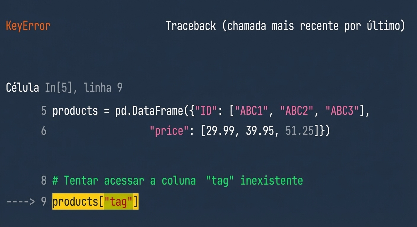 Traceback mostrando a linha no nosso código que causou o erro