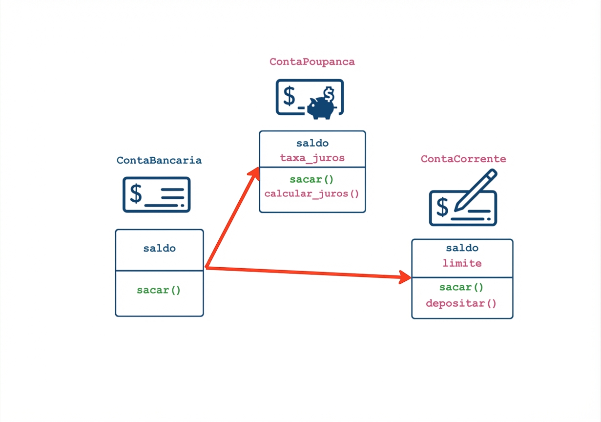 Uma hierarquia de classes de contas bancárias