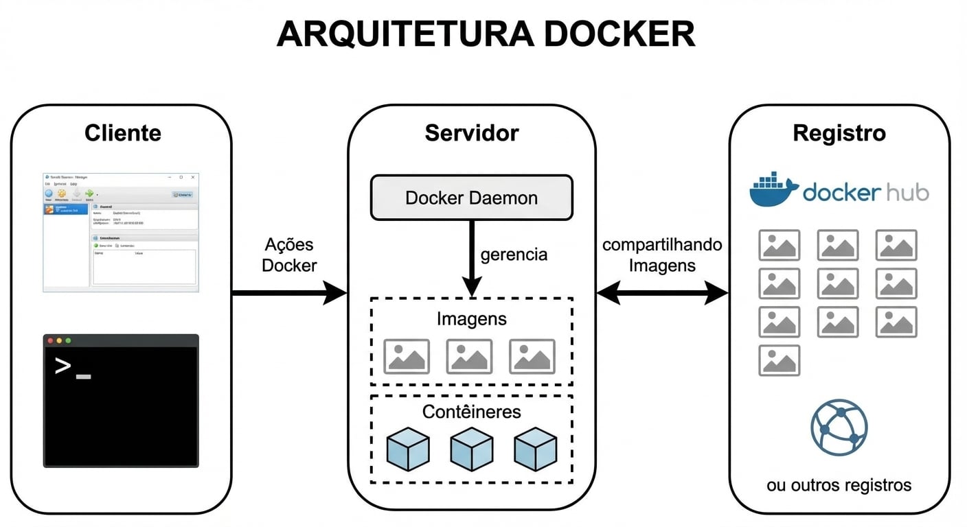 Arquitetura Docker - Registro Docker