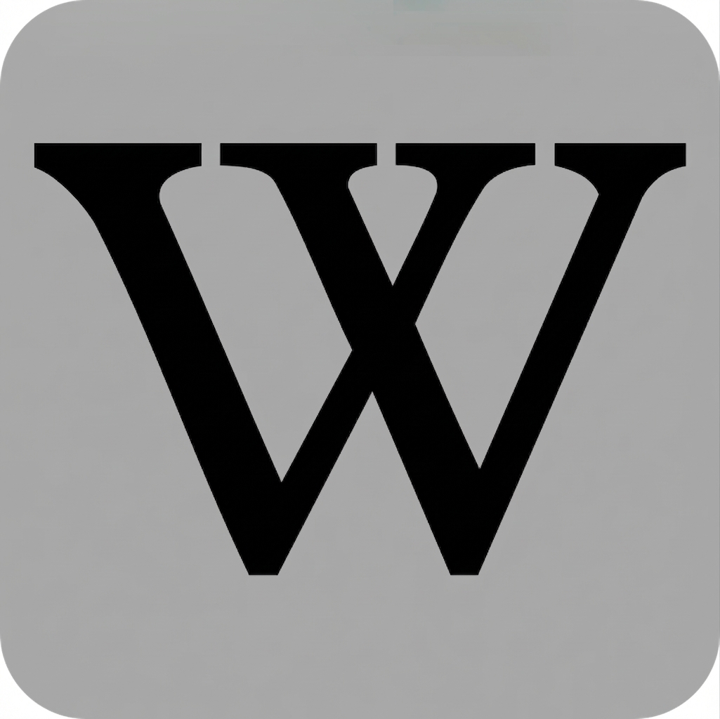 Ícone da Wikipedia.