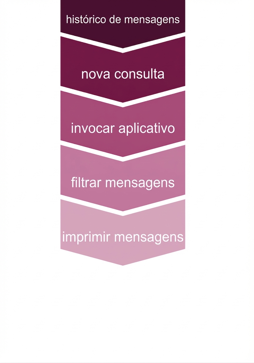 Configuração da conversa atualizada com impressão das mensagens.