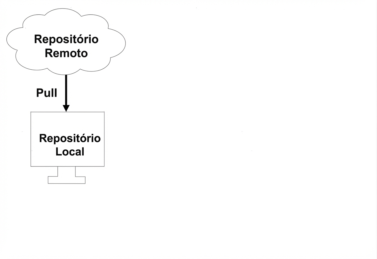 puxar do remoto para o repo local