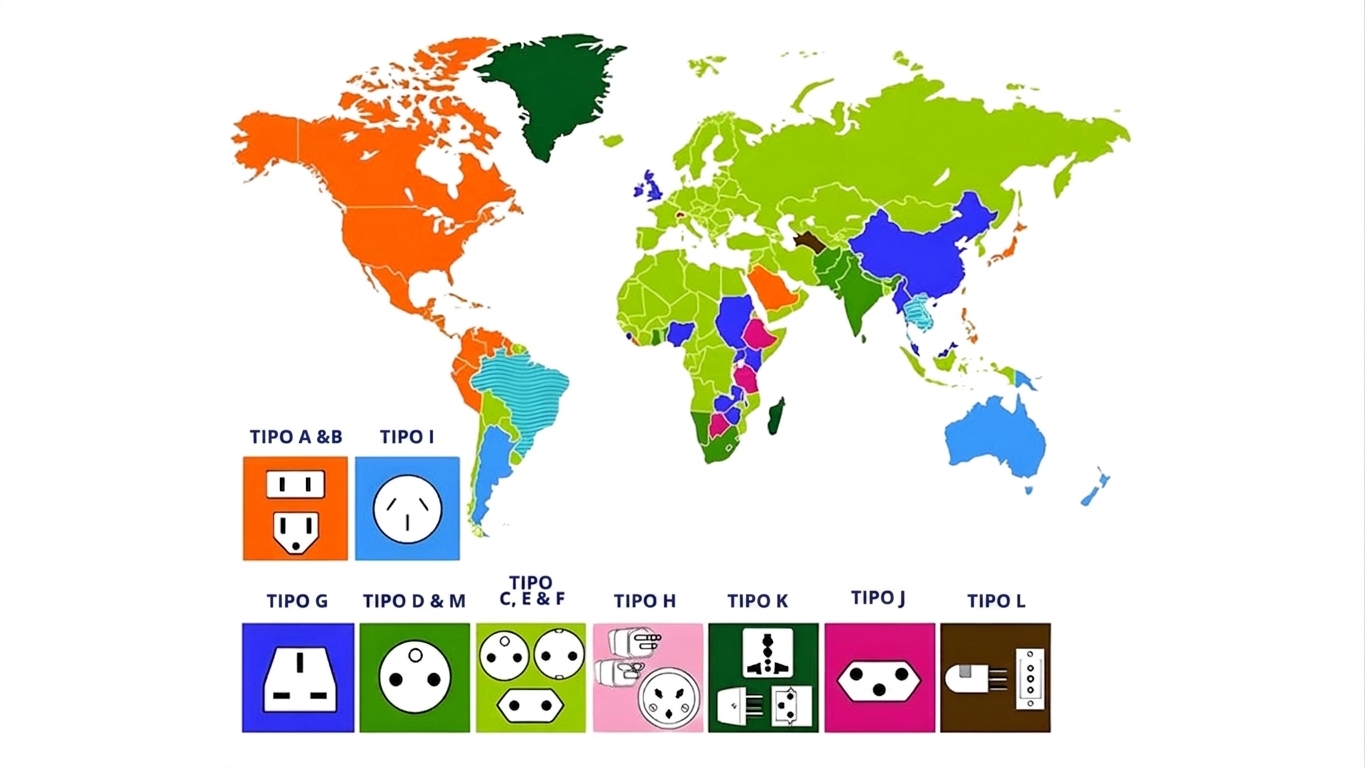 Tomadas do mundo