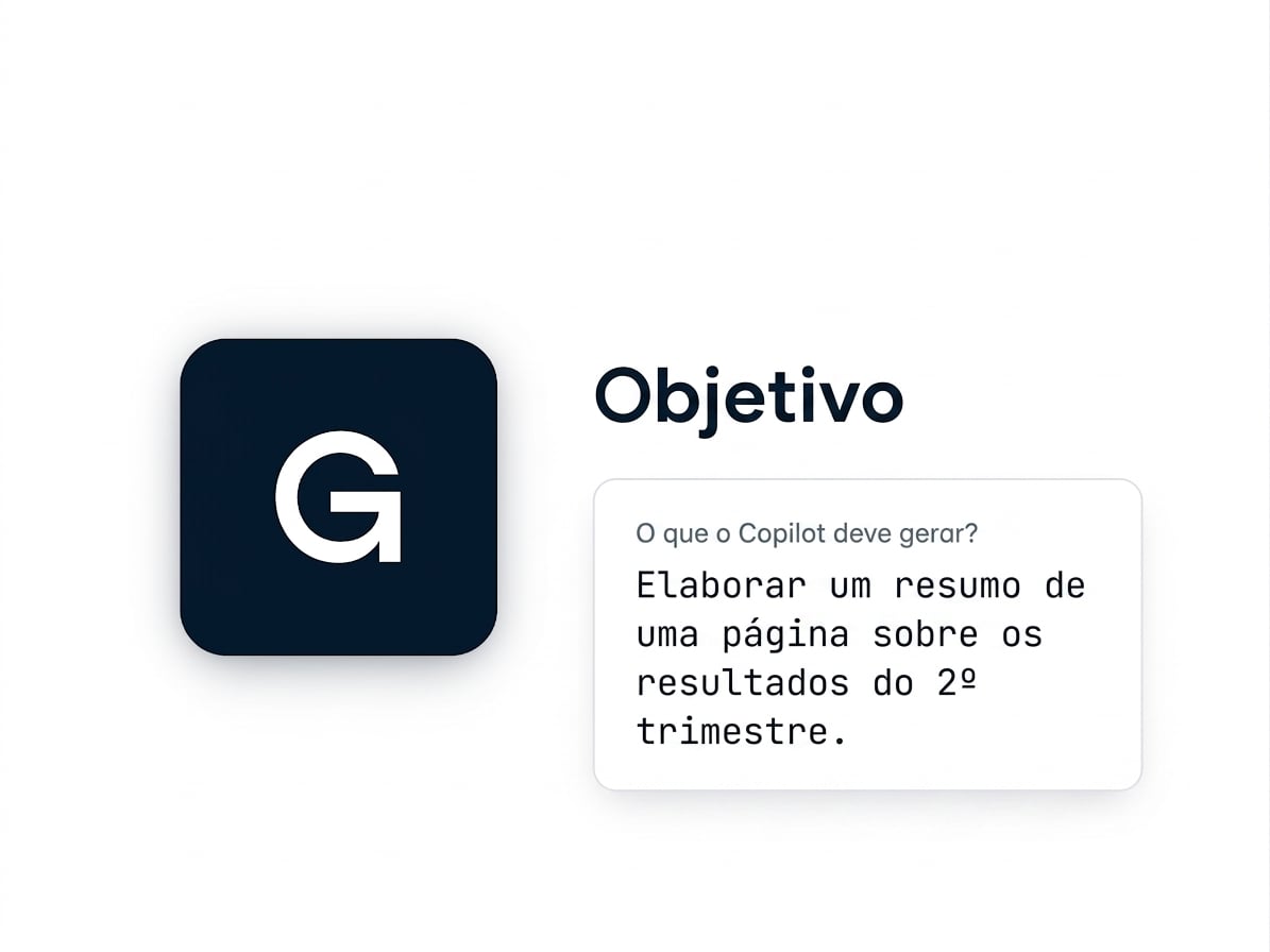 O bloco Goal do framework GCSE com um exemplo curto de prompt