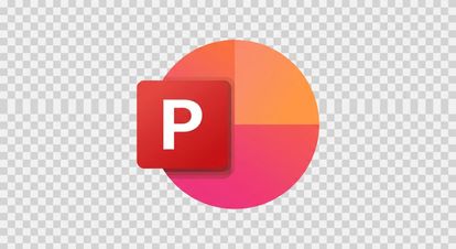 O ícone atual do app Microsoft PowerPoint