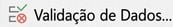 Captura do botão Validação de Dados no Excel