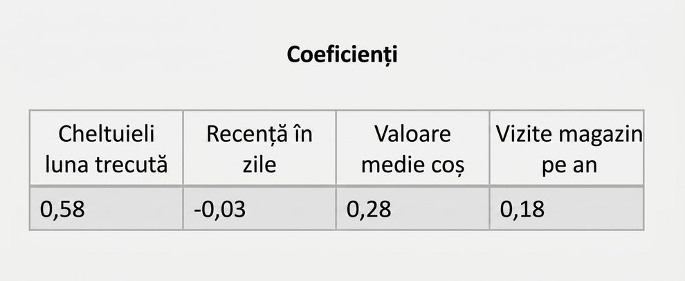 inferență-coeficienți
