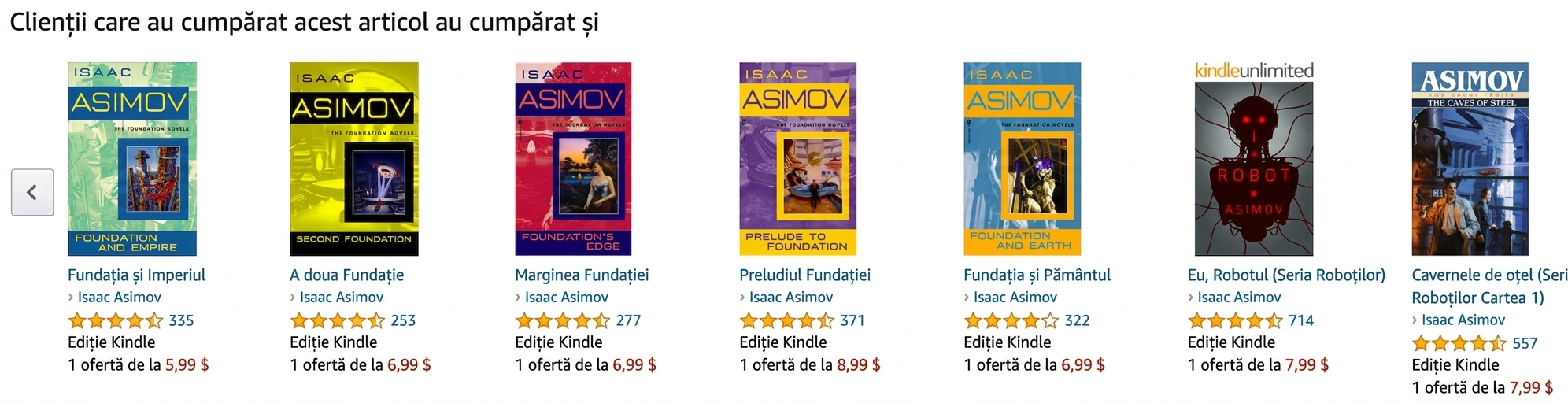 recomandare amazon