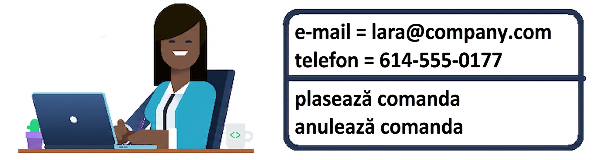 silueta unei persoane cu laptop reprezentând un client