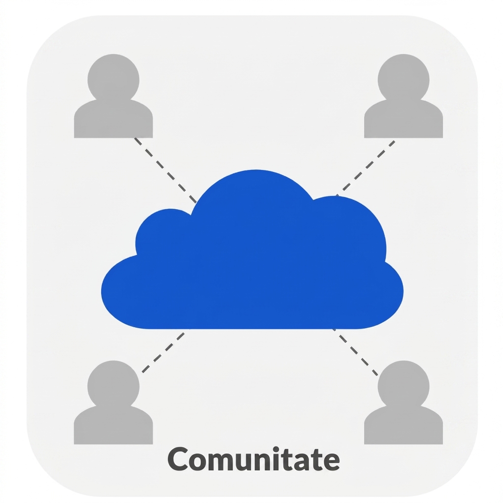 Pictogramă cloud comunitar