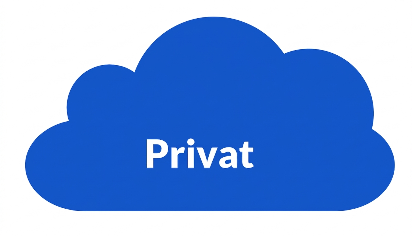 Pictogramă cloud privat