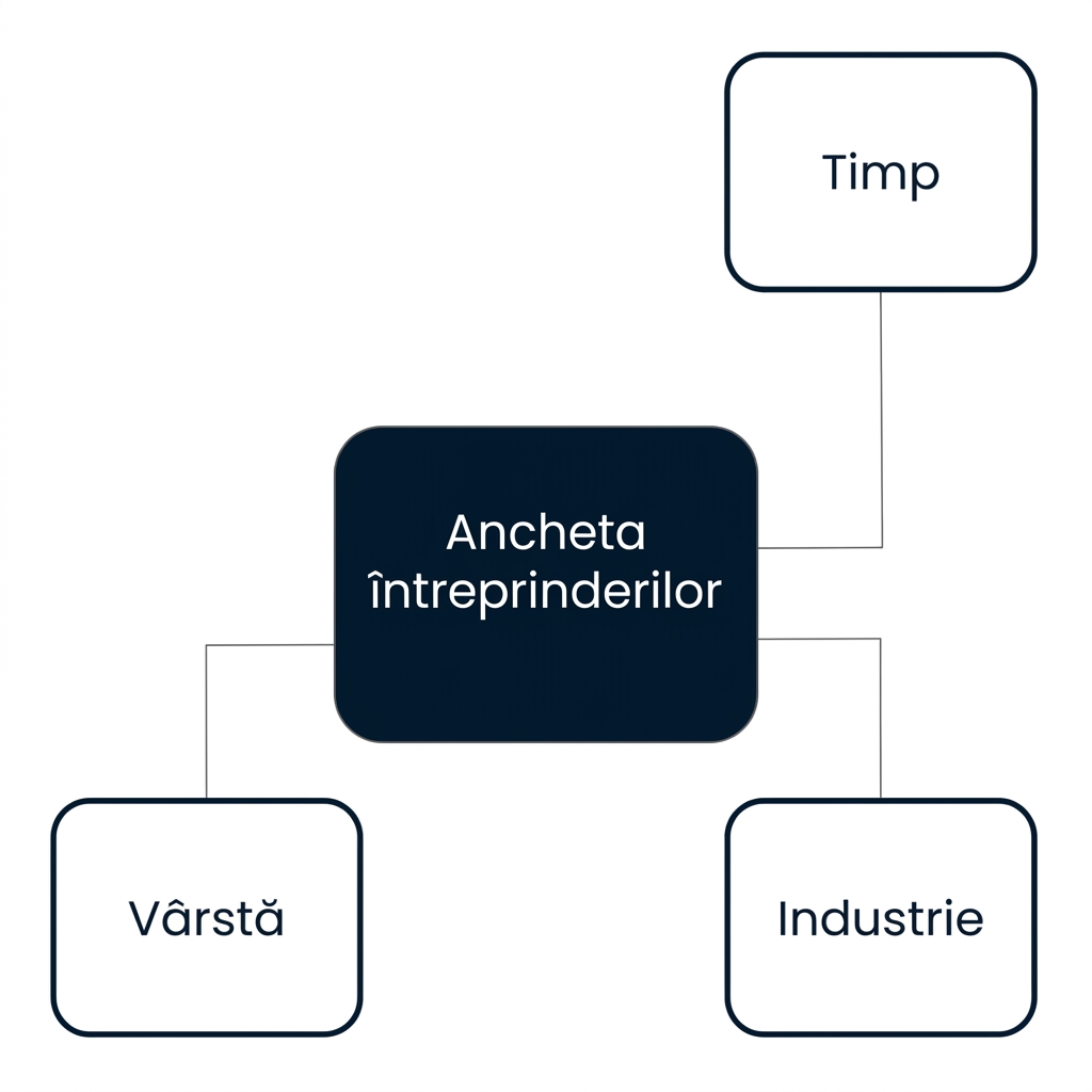 Diagram of a star schema with an Establishment Survey fact surrounded by Age, Industry, and Time dimensions