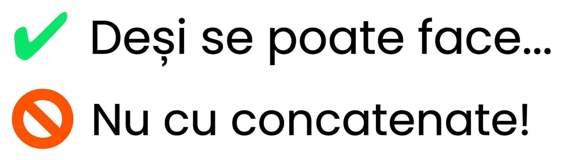 Grafic care indică faptul că această operație nu poate fi realizată cu np.concatenate()