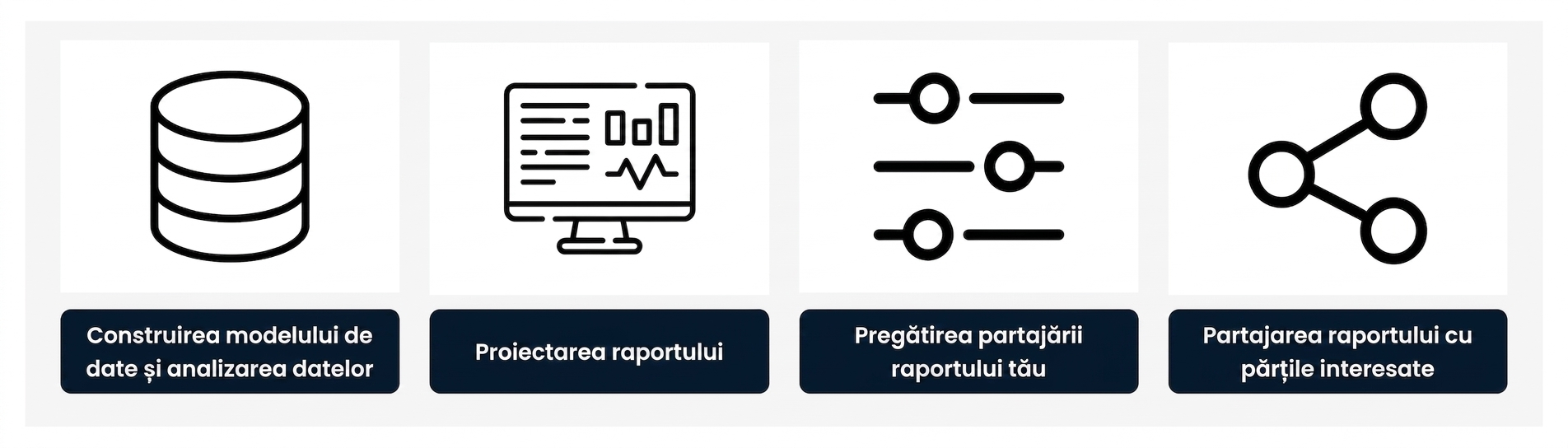Procesul de dezvoltare a raportului