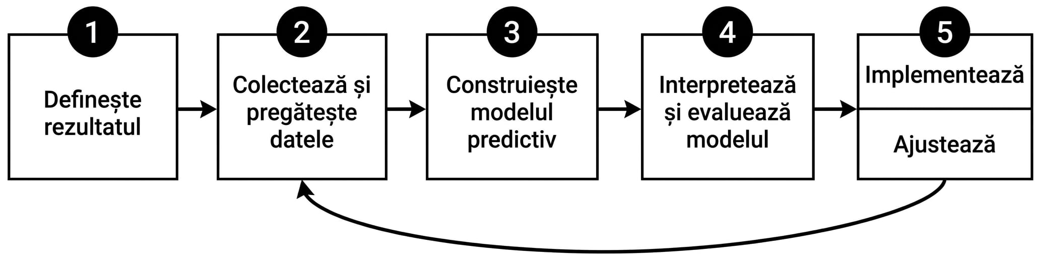 Pașii modelării predictive