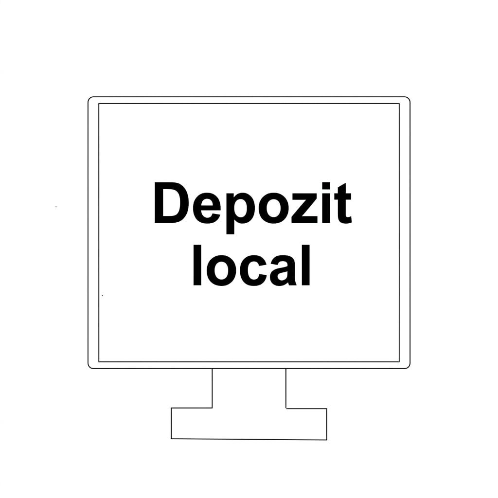 repozitoriu local în interiorul unui computer desktop