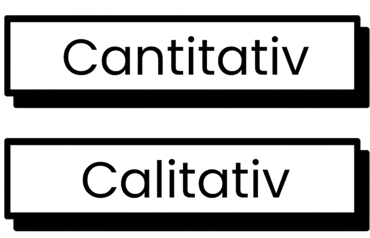 Date cantitative sau calitative