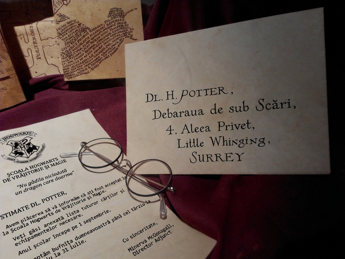 Plic cu adresa lui Harry Potter