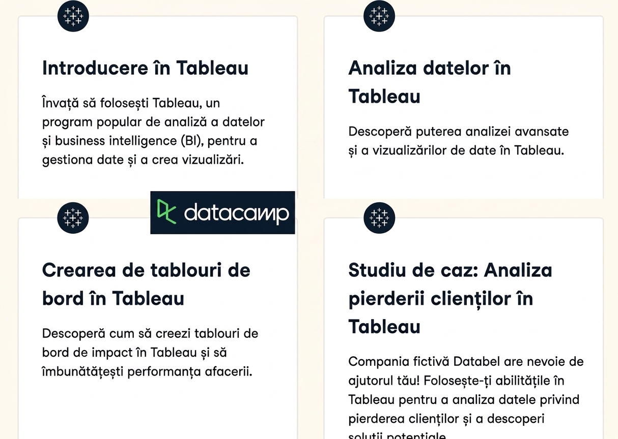 cursuri tableau