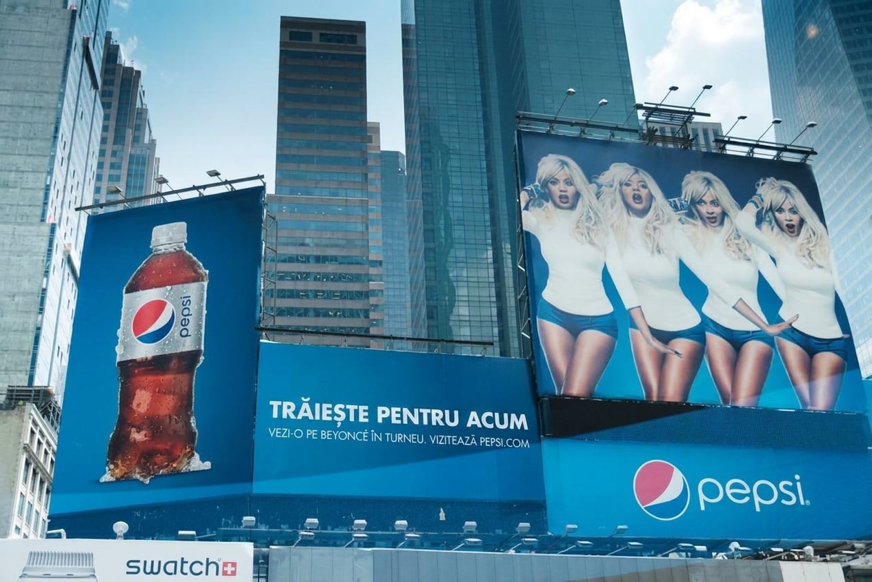 Beyonce spre stânga