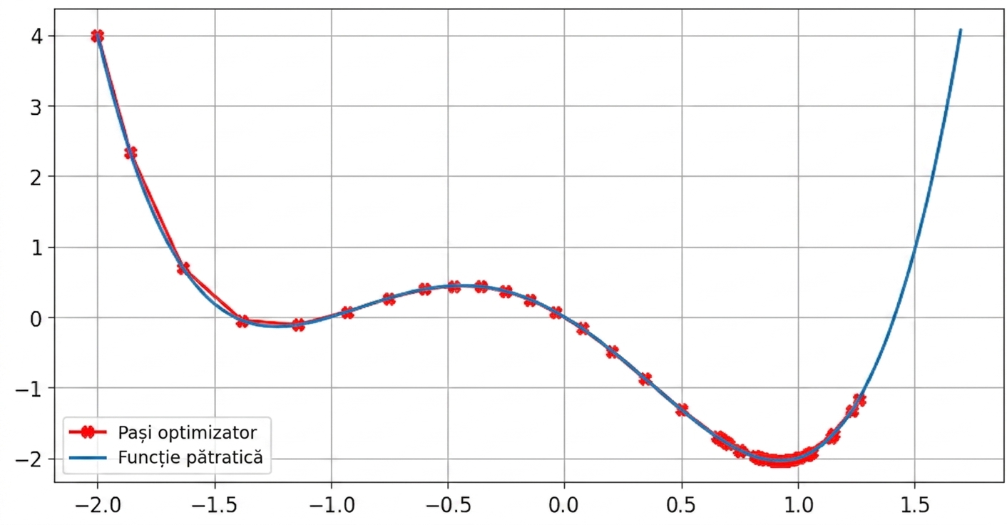 exemplu de optimizare cu momentum