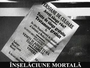 Flyer de recrutare a participanților la Studiul sifilis din Tuskegee