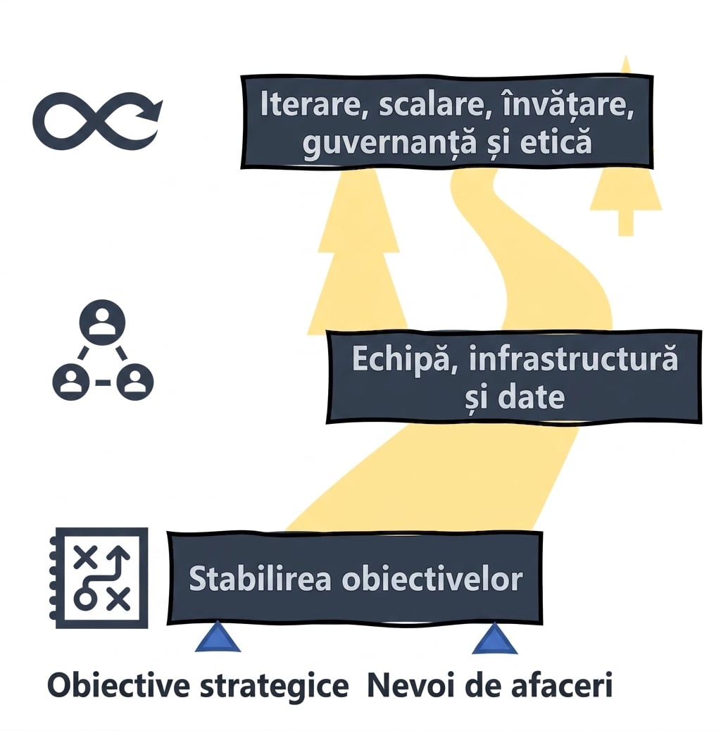 Foaie de parcurs AI: iterare, scalare, învățare, guvernanță și etică